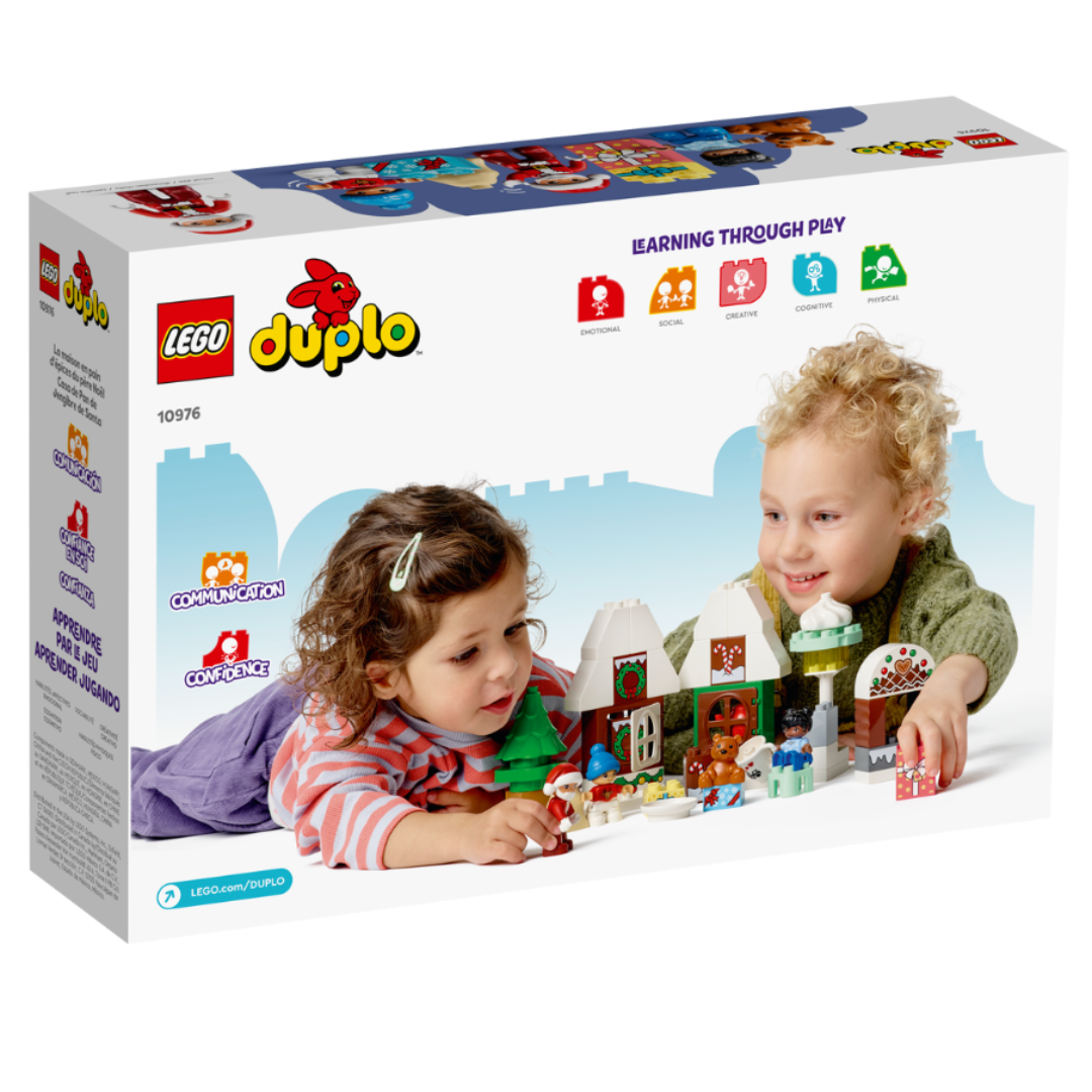 Đồ Chơi Lắp Ráp Cho Bé - LEGO DUPLO 10976 Ngôi nhà bánh gừng của ông già Noel