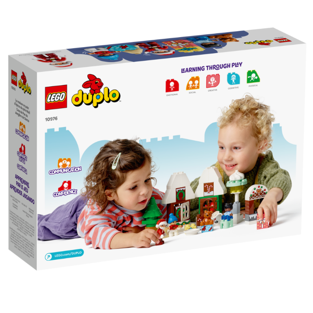 Đồ Chơi Lắp Ráp Cho Bé - LEGO DUPLO 10976 Ngôi nhà bánh gừng của ông già Noel (50 chi tiết)