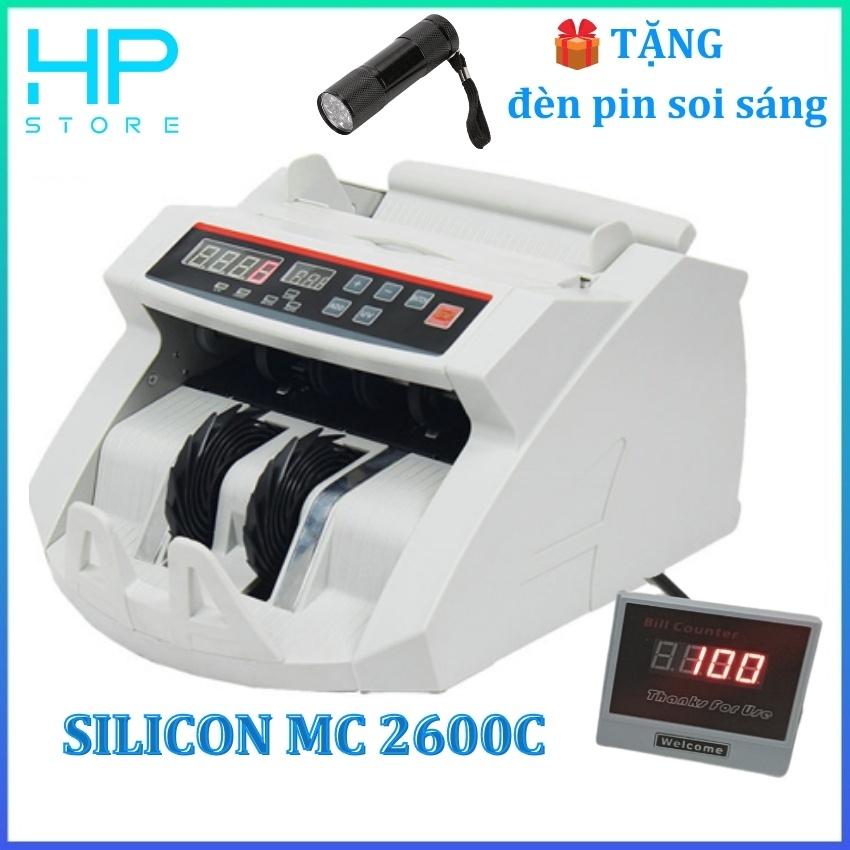 Máy đếm tiền Silicon MC 2600C, mẫu mới 2022, nhỏ gọn, tiện ích, bảo hành 18 tháng tận nơi