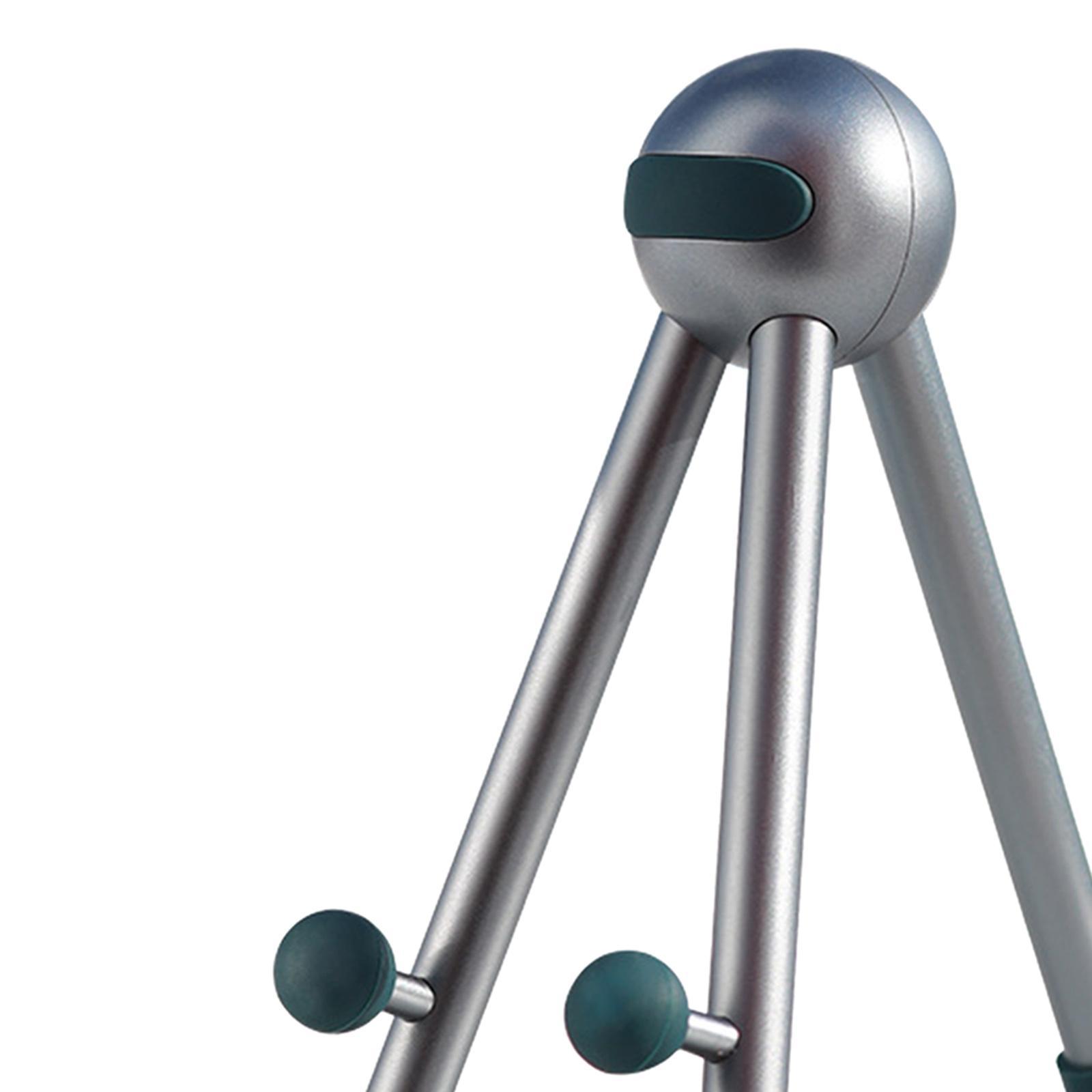 Mini Metal Phone Tripod, Cellphone Tablet Desktop Stand, Adjustable Universal 120° Rotatable Smartphone Storage Holder for 4.7-12.9 Inch Size