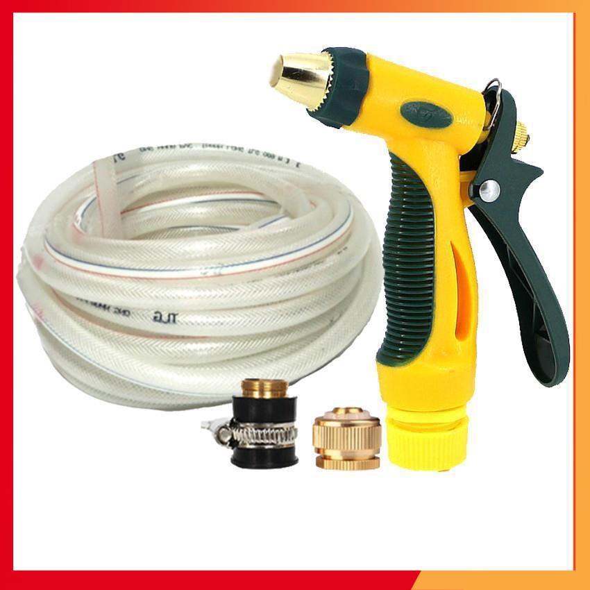 Bộ dây vòi xịt nước rửa xe, tưới cây tăng áp 3 lần,loại 20M 206317