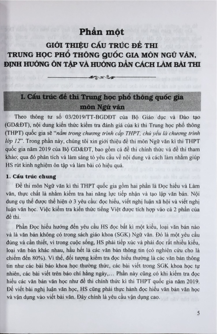 Bộ đề luyện thi trung học phổ thông quốc gia năm 2020 môn Ngữ Văn