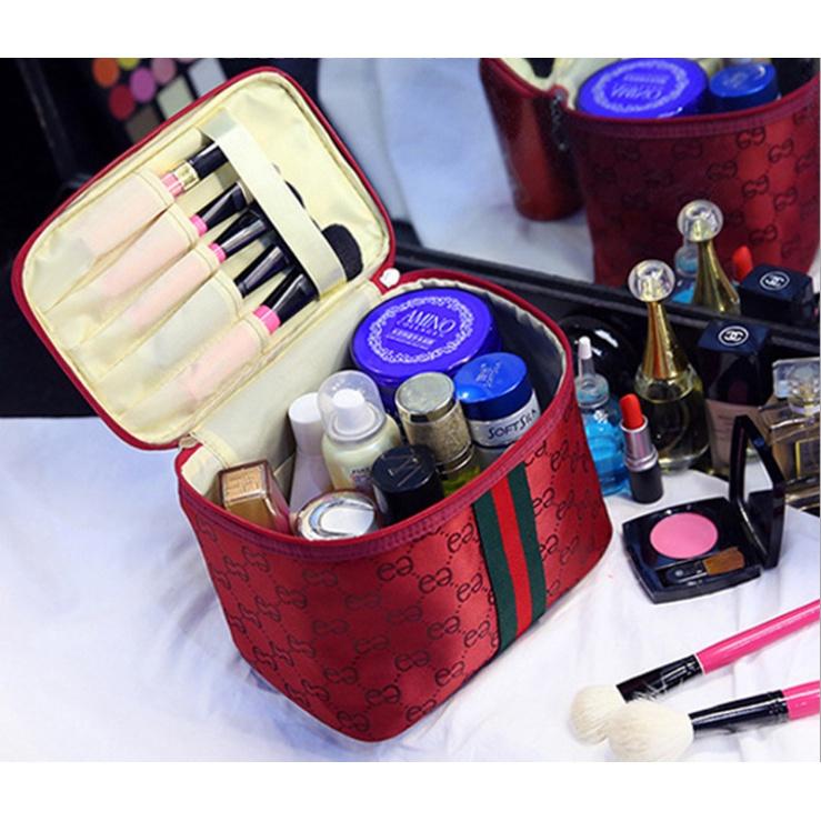 Túi Đựng Mỹ Phẩm, Đồ Trang Điểm, Đồ Make Up Cá Nhân Dạng Sọc Sang Chảnh