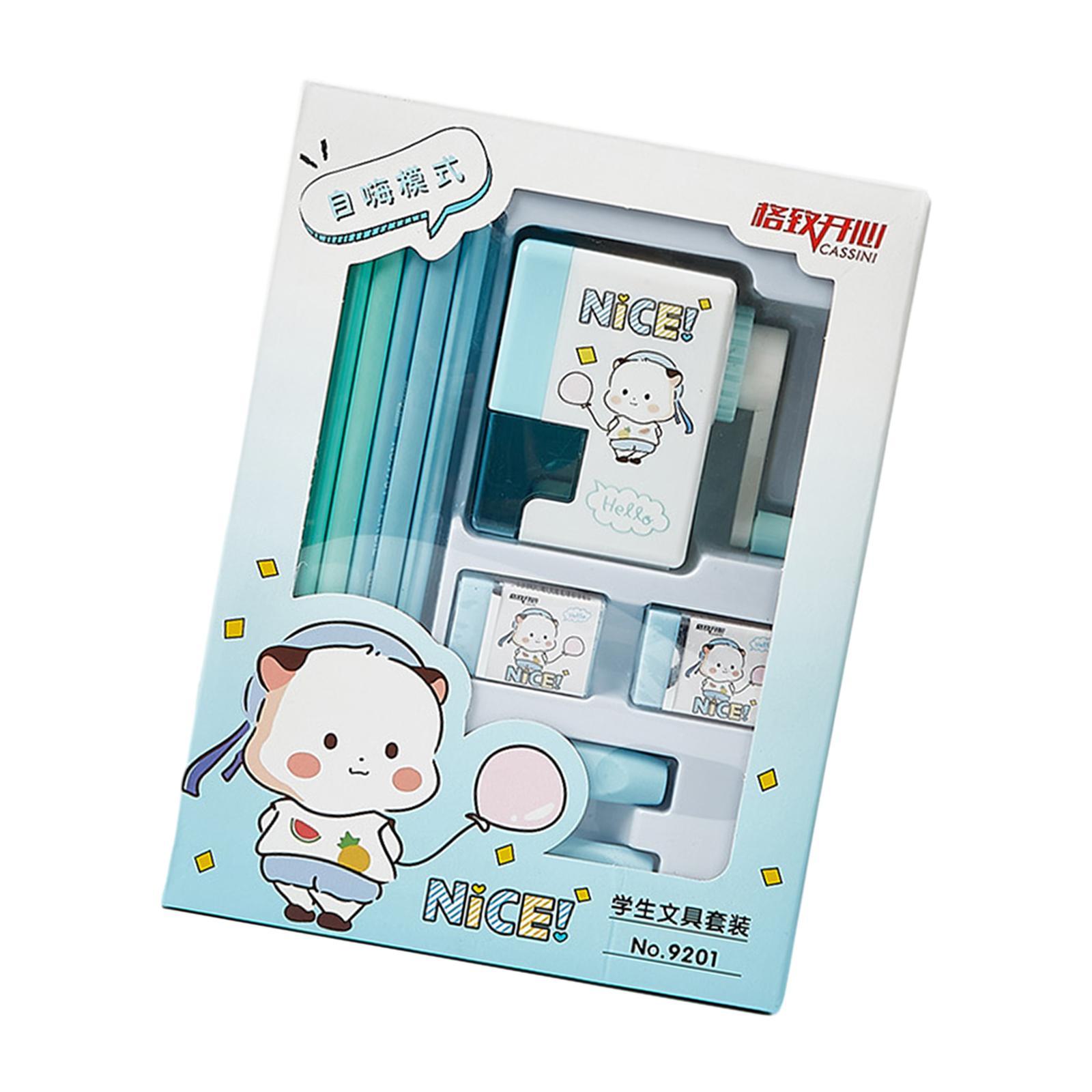 School Stationary Set Gifts for Kids Cute Back to School Supplies 12 Pencils