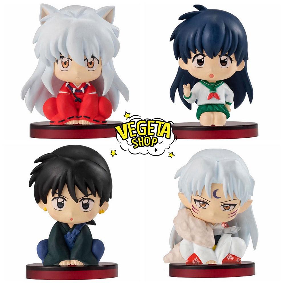 Mô hình InuYasha - Higurashi Kagome Miroku Sesshomaru - 4 nhân vật chính bán lẻ - Cao 5cm - Inu Yasha