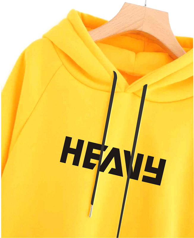 Áo Khoác Hoodie Heavy Màu Vàng [ TẶNG 1 NÓN HEAVY ] Chất Nỉ Mềm Mịn Kiểu Dáng Trẻ Trung Dành Cho Cả Nam Và Nữ Đủ Size Team Heavy