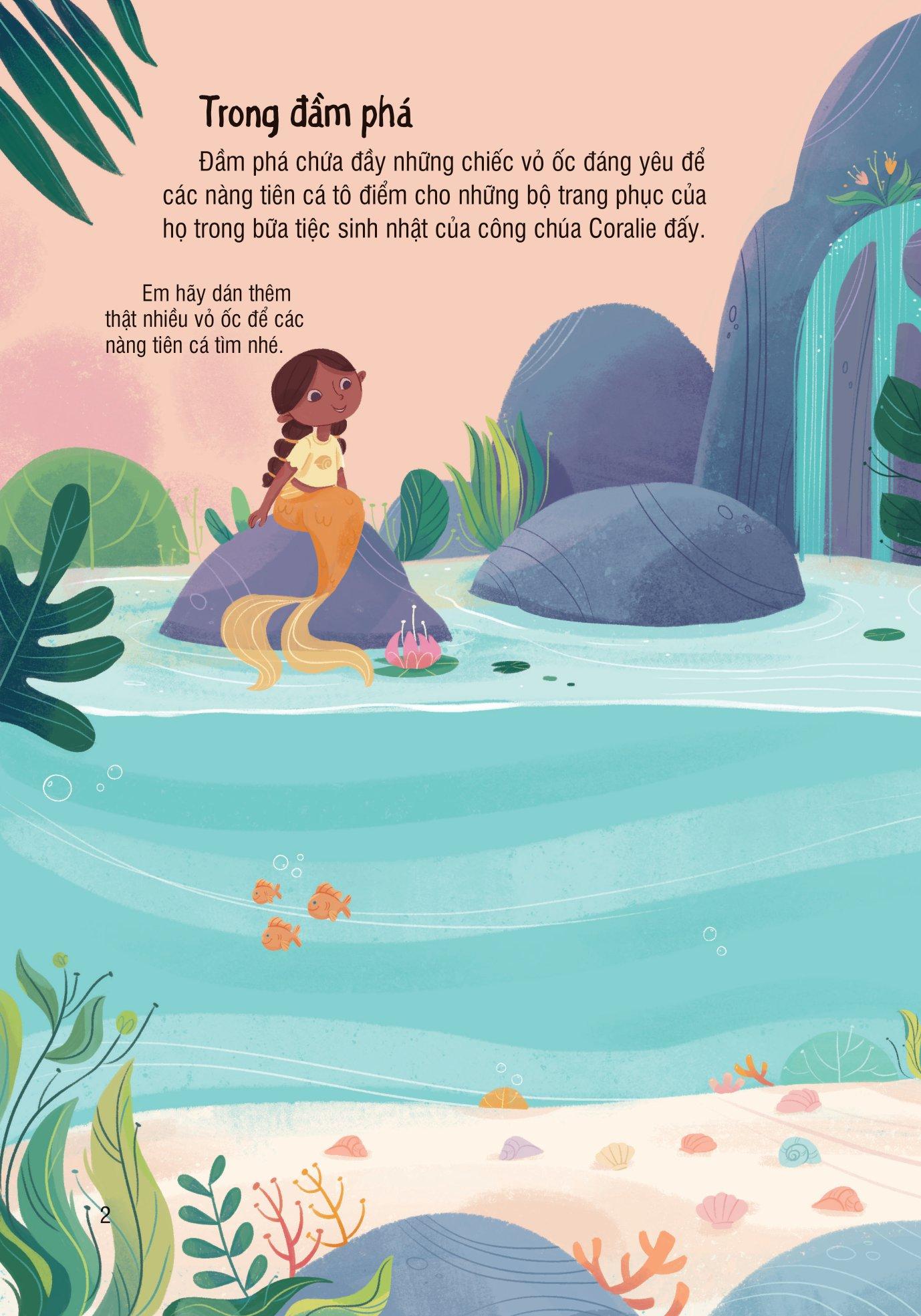 Bóc Dán Thông Minh - Nàng Tiên Cá