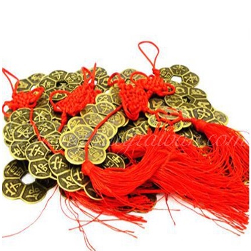 Dây treo Ngũ Phúc Hoa Mai - Cát tường chiêu lộc 40cm
