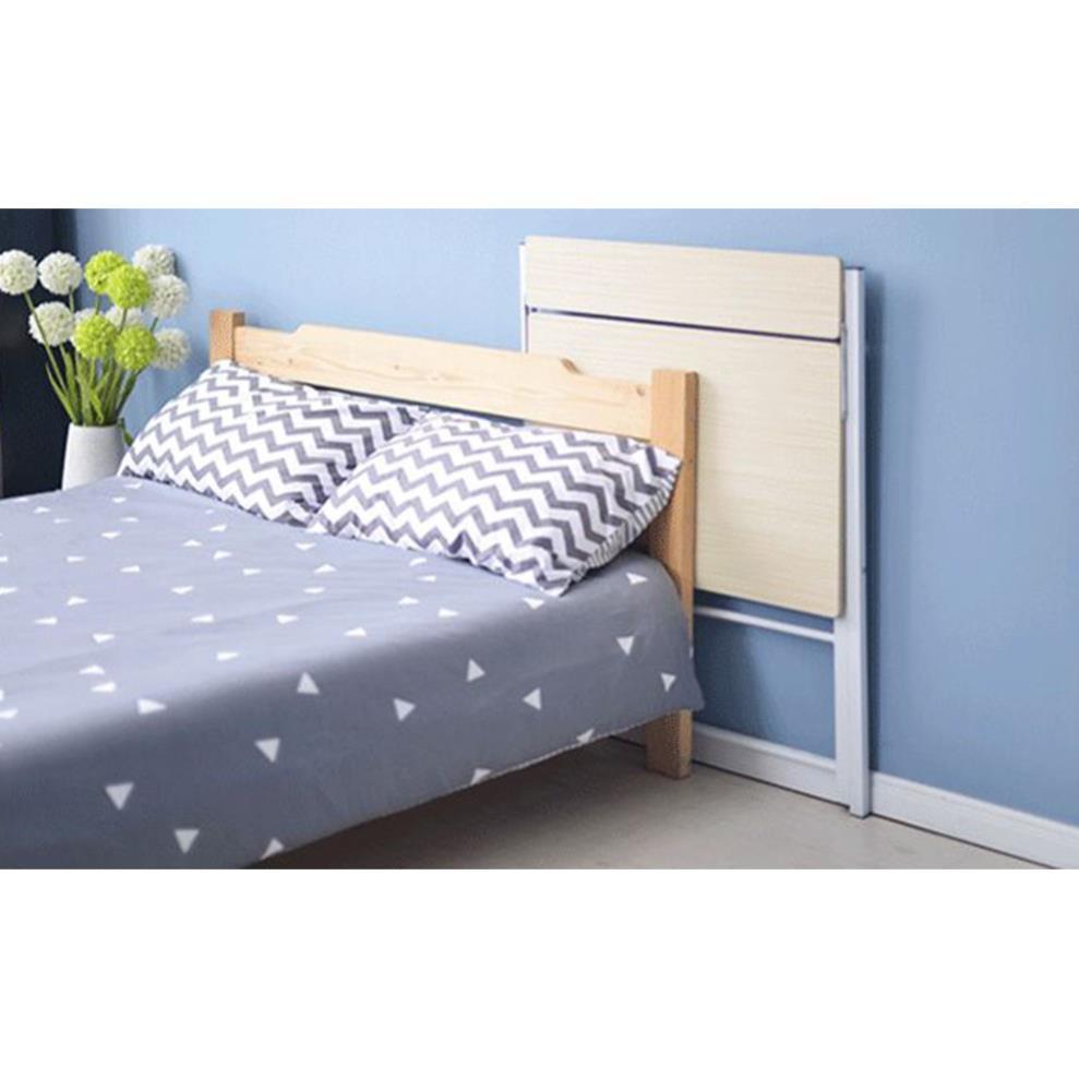 Bàn làm việc xếp gọn 100x51cm - Bàn xếp 2 tầng chân sắt