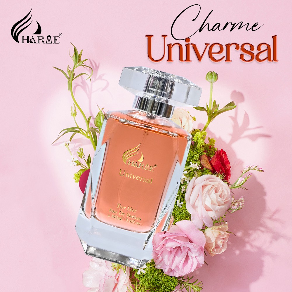 Nước Hoa Nữ Charme Universal 100Ml Lưu Hương Lâu Phong Cách Sang Trọng Nữ Tính Thanh Lịch Chính Hãng