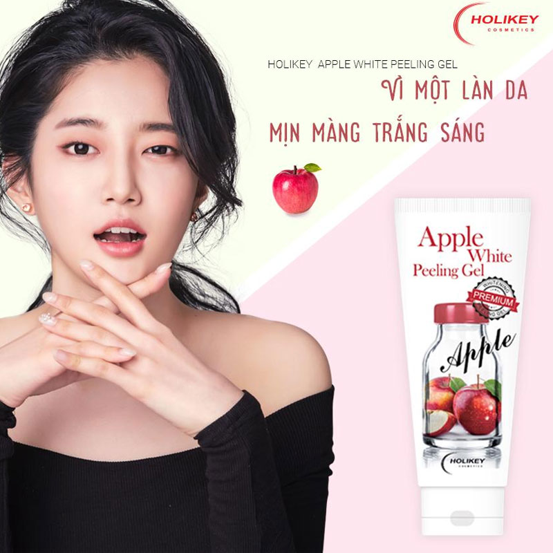 GEL TẨY TẾ BÀO CHẾT TÁO ĐỎ LÀM TRẮNG - CHỐNG NHĂN HOLIKEY APPLE WHITE PEELING GEL