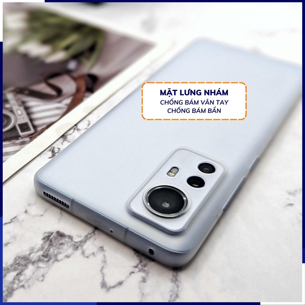 Ốp lưng mi 12 mi 12x 12s dẻo nhựa siêu mỏng giấy chống bám vân tay bảo vệ camera phụ kiện điện thoại huỳnh tân store