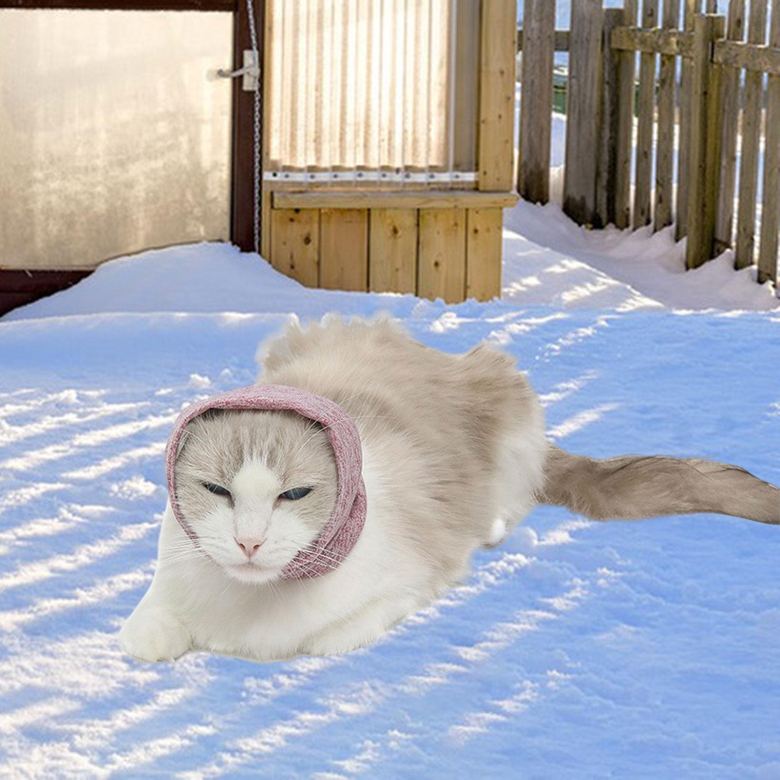 Dog Hoodie Grooming Head Wrap Noise Protection Neck and Ears Warmer Pet Hoodie