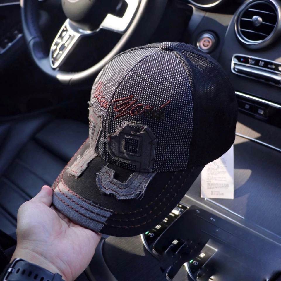 Nón kết, mũ lưỡi trai Ông Địa 79 vải kaki phối lưới form chuẩn thời trang đường phố