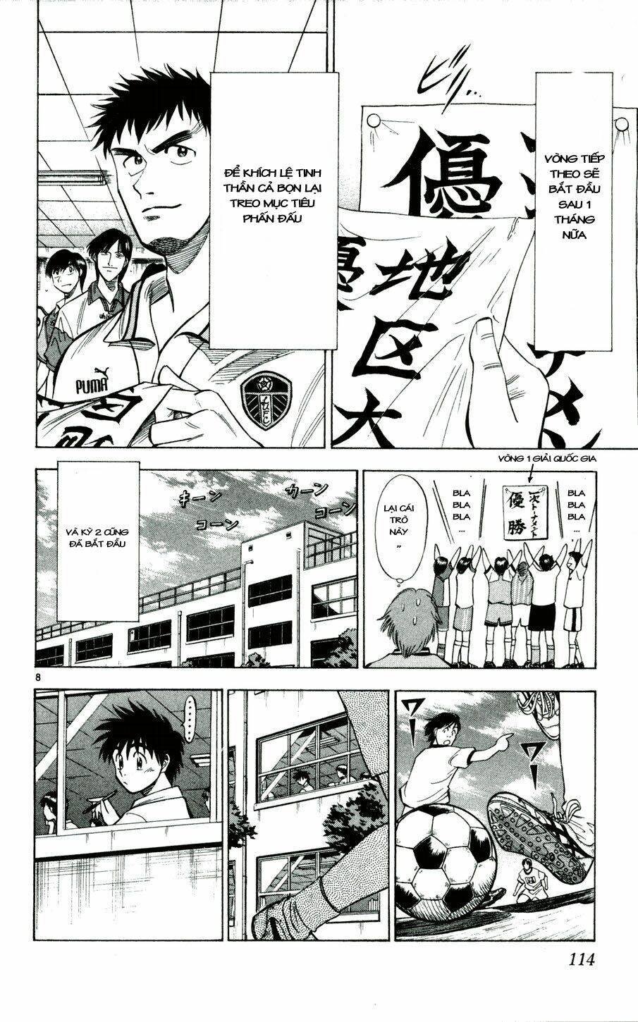 vũ điệu trên sân cỏ - fantasista chapter 32 8