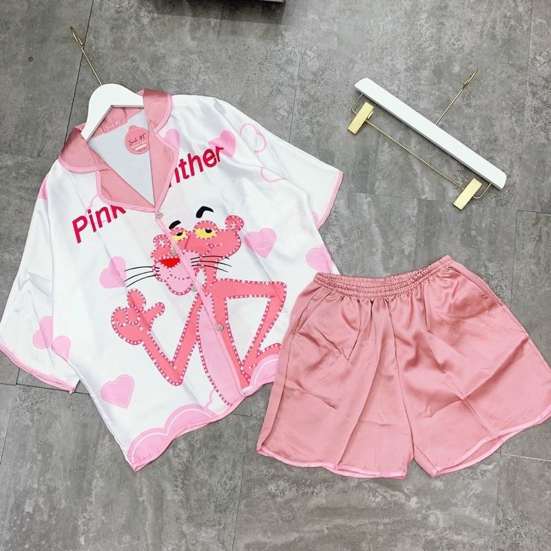 Bộ latin mặc nhà, bộ ngủ lụa latin mẫu mới nhất siêu cute, pyjama lụa