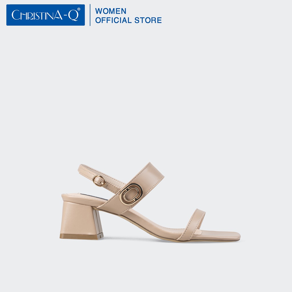 Giày Sandals Nữ Gót Trụ ChristinA-Q XDN295