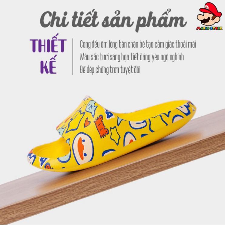 Dép sục cho bé MARIO họa tiết đáng yêu ngộ nghĩnh chống trơn trượt đế xốp
