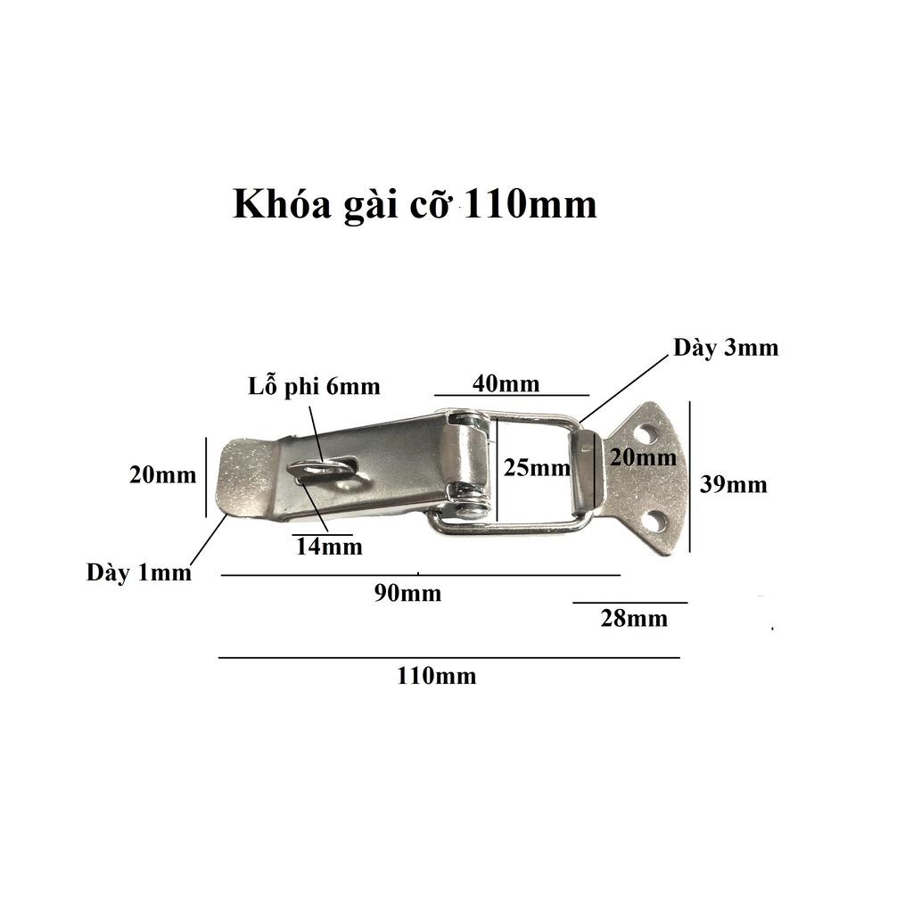 Khóa gài hòm tủ sắt, khóa lật hộp gỗ nhiều cỡ lựa chọn