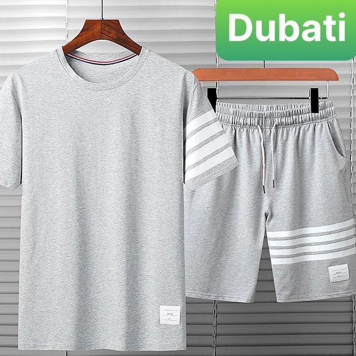 BỘ THỂ THAO NAM, ĐỒ BỘ THỂ THAO CAO CẤP PHỐI SỌC, 3 SỌC CHẤT THUN CO GIÃN - DUBATI FASHION