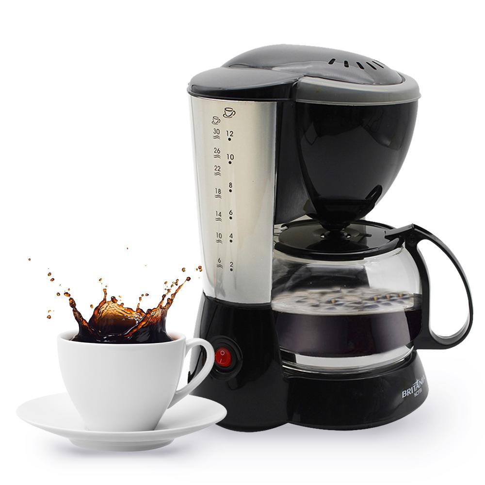 Coffee Maker Small Home Portable Automatic American Drip 800W Large Capacity Office Household Coffee Maker
