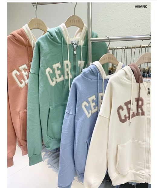 Áo khoác nỉ CERTAIN kéo khóa (ảnh thật), Áo Khoác hoodie Mũ Nỉ CERTAIN from rộng unisex ulzzang phong cách hàn quốc, Áo khoác nỉ, áo kiểu dáng hoodie form rộng cho nam nữ in chữ đẹp