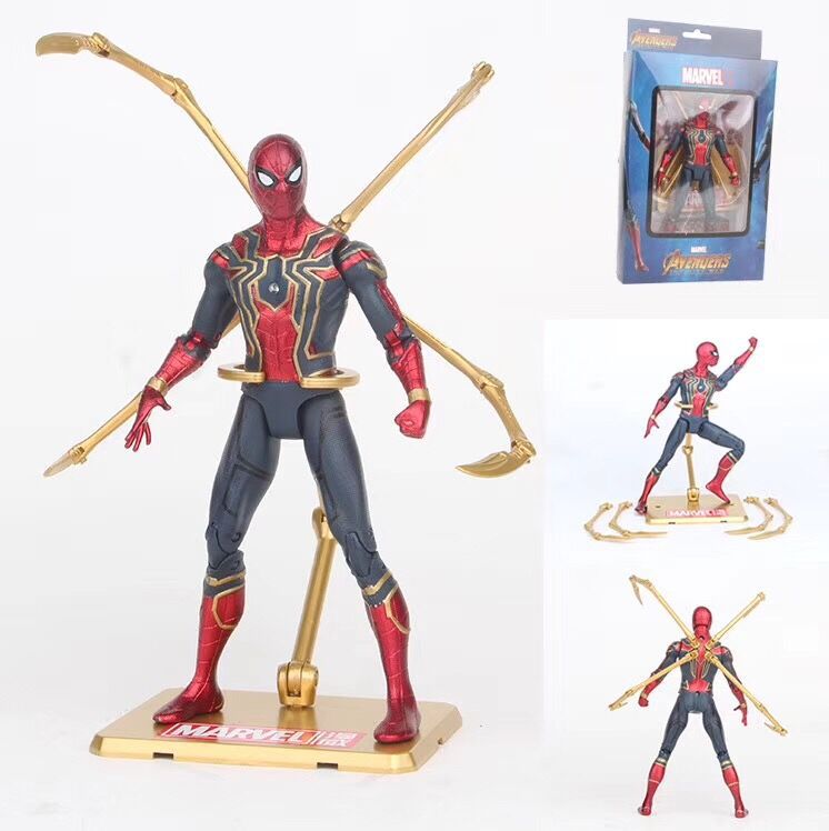 Mô hình người nhện Spiderman - Marvel ( có khớp cử động) chi tiết sắc nét