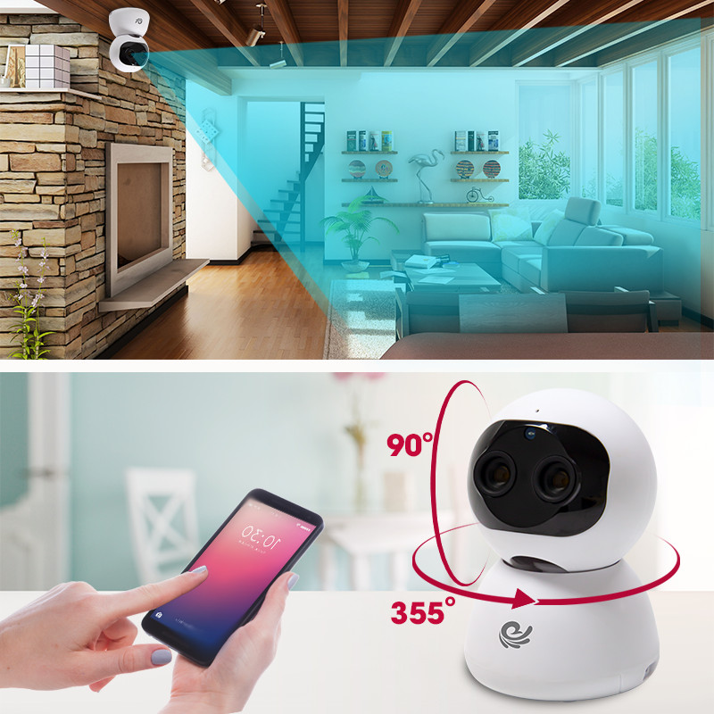 Camera Wifi Quan Sát Việt Star Quốc Tế CC2023, Độ Phân Giải 2K Siêu Nét, Zoom 10X, Dùng APP CARECAM PRO - Hàng Chính Hãng