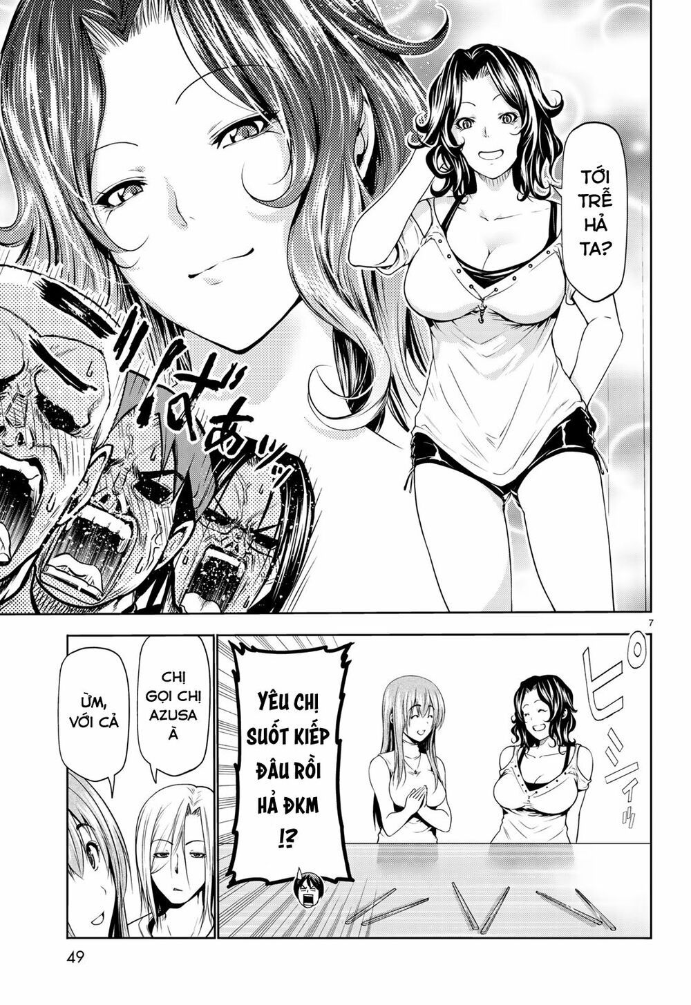 cô gái thích lặn - grand blue chapter 59 7