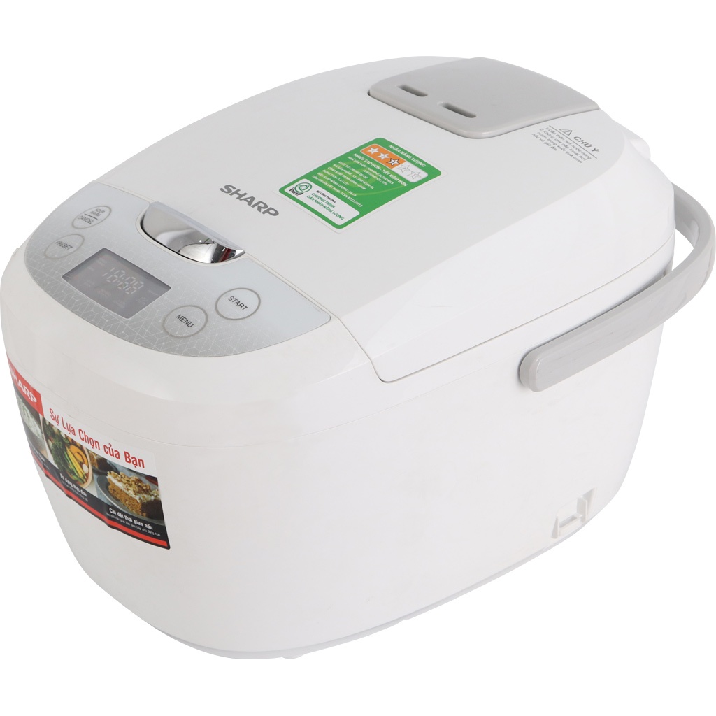 Nồi Cơm Điện Tử Sharp KS-COM185EV-SL  - Hàng Chính Hãng