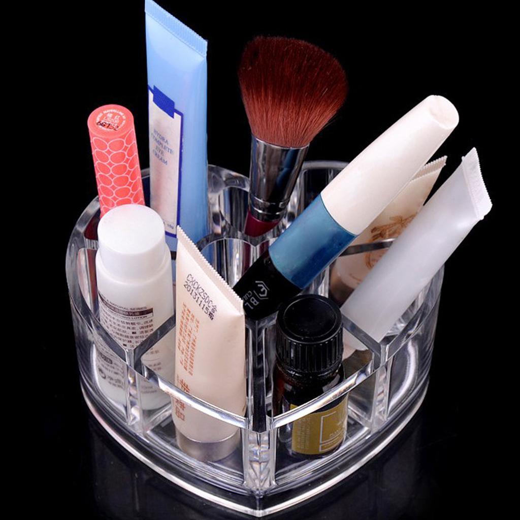 8 Slots Lipstick Holder Display Stand Cosmetic Organizer Makeup Case Holder