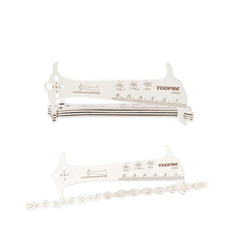 Portable Bicycle Chain Wear Checker Indicator Repair Tool Stainless Steel Mountain Road Chains Gauge Measurement Ruler