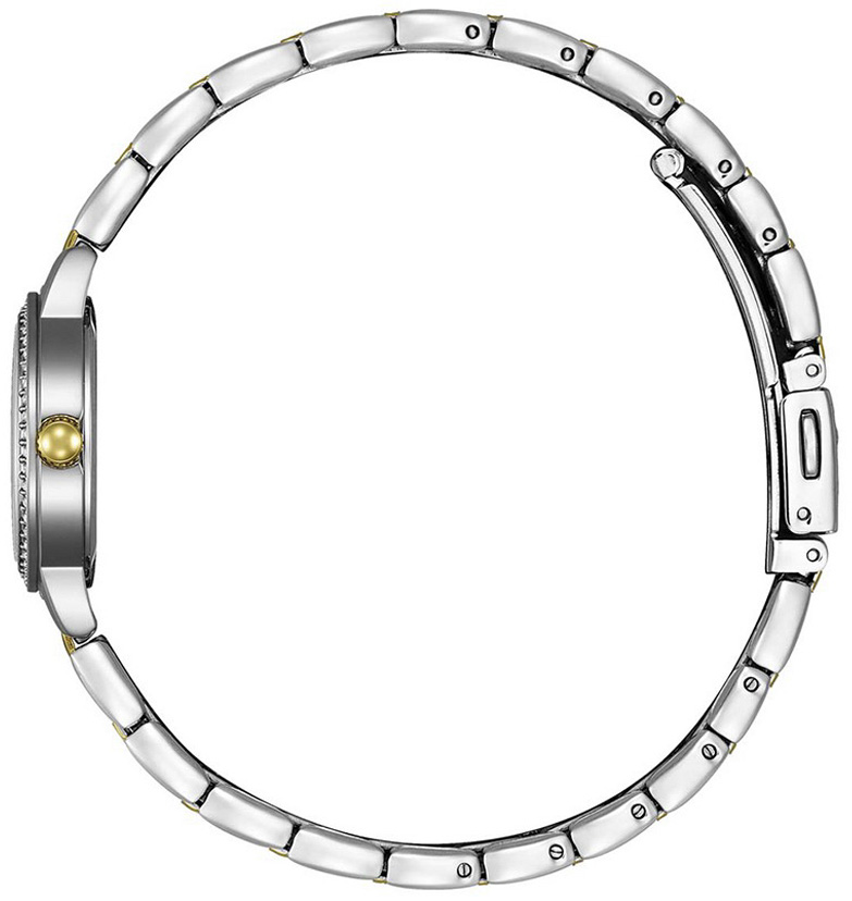 Đồng Hồ Nữ Citizen Pin-Quartz Đính Đá Swarovski Dây Thép Không Gỉ EZ7014-55D - Mặt Xà Cừ (24mm)