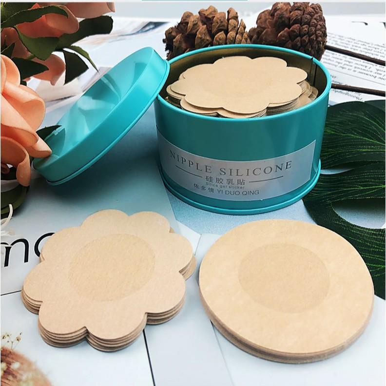 Hộp 30 Miếng Dán Ngực Dùng 1 Lần - MIếng Dán Nhũ Hoa Hot Trend