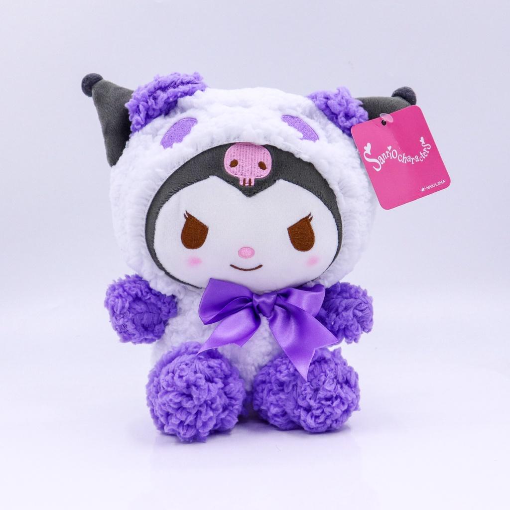 SANRIO Búp Bê Nhồi Bông Mềm Mại Hình Kuromi Đáng Yêu