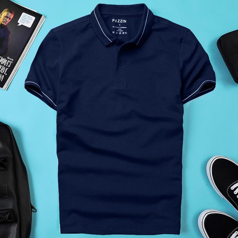 Áo thun nam POLO thiết kế vải cá sấu cotton cao cấp ngắn tay cực hot