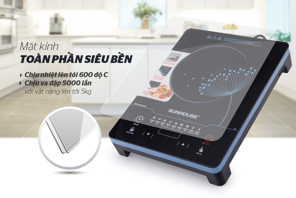 Nồi cơm điện 1.8L SUNHOUSE SHD8602- Hàng chính hãng