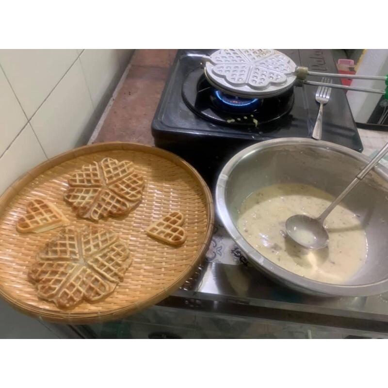 Khuôn bánh kẹp chuối, bánh kẹp giòn, bánh kẹp trái tim