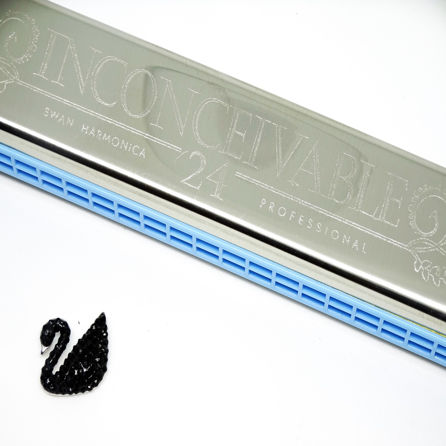 Kèn Harmonica Tremolo 24 lỗ Swan Inconceivable SW24 Cơ Bản Key C