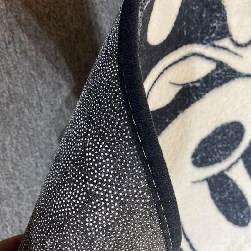 Thảm Trải Sàn Phòng Khách Hình Vuông / Dài In Hình Mickey Minnie Giặt Máy Được Tiện Dụng