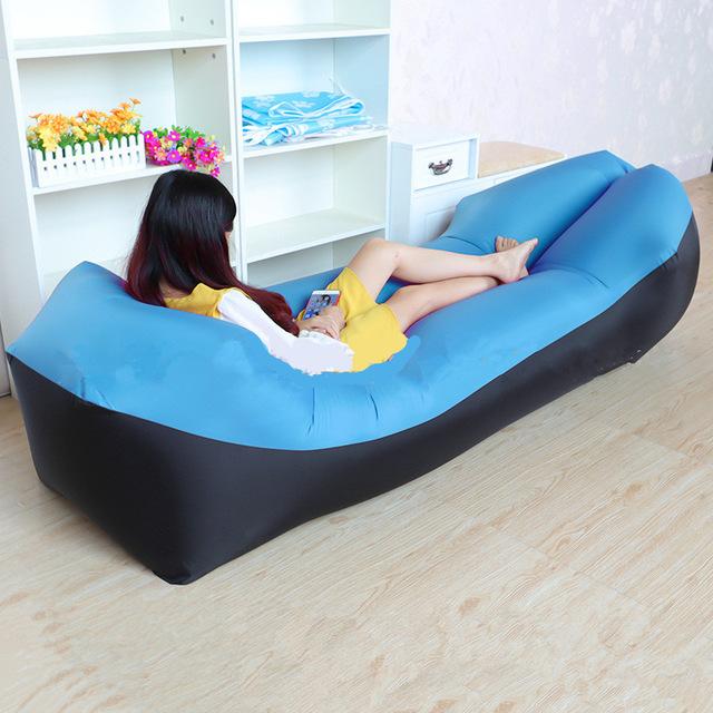 Người Lớn Đi Biển Ghế Trưởng Phòng Nhanh Xếp Cắm Trại Túi Ngủ Chống Nước Bơm Hơi Sofa Túi Giày Lười Cắm Trại Túi Ngủ Không Giường