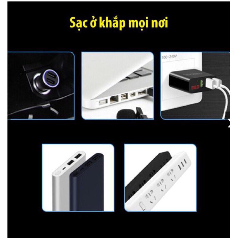 Sạc pin câu dài đầu cắm USB giá rẻ 425