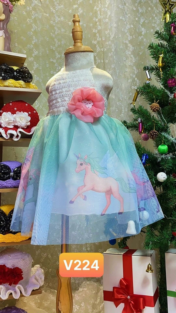 Size Đầm/Váy công chúa tutu dễ thương cho bé - Yếm Len