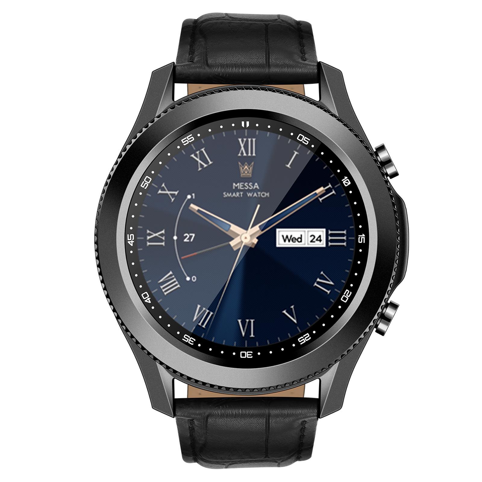 Smart Watch Fitness  ECG PPG  Pressure Sleep Monitor Black