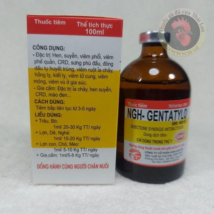 NGH - GENTATYLO - kháng sinh tổng hợp - dạng chích - 1 lọ / 100ml