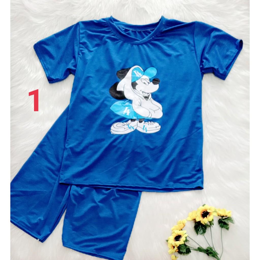 Bộ thun cotton Lững dễ thương - 63kg trở xuống