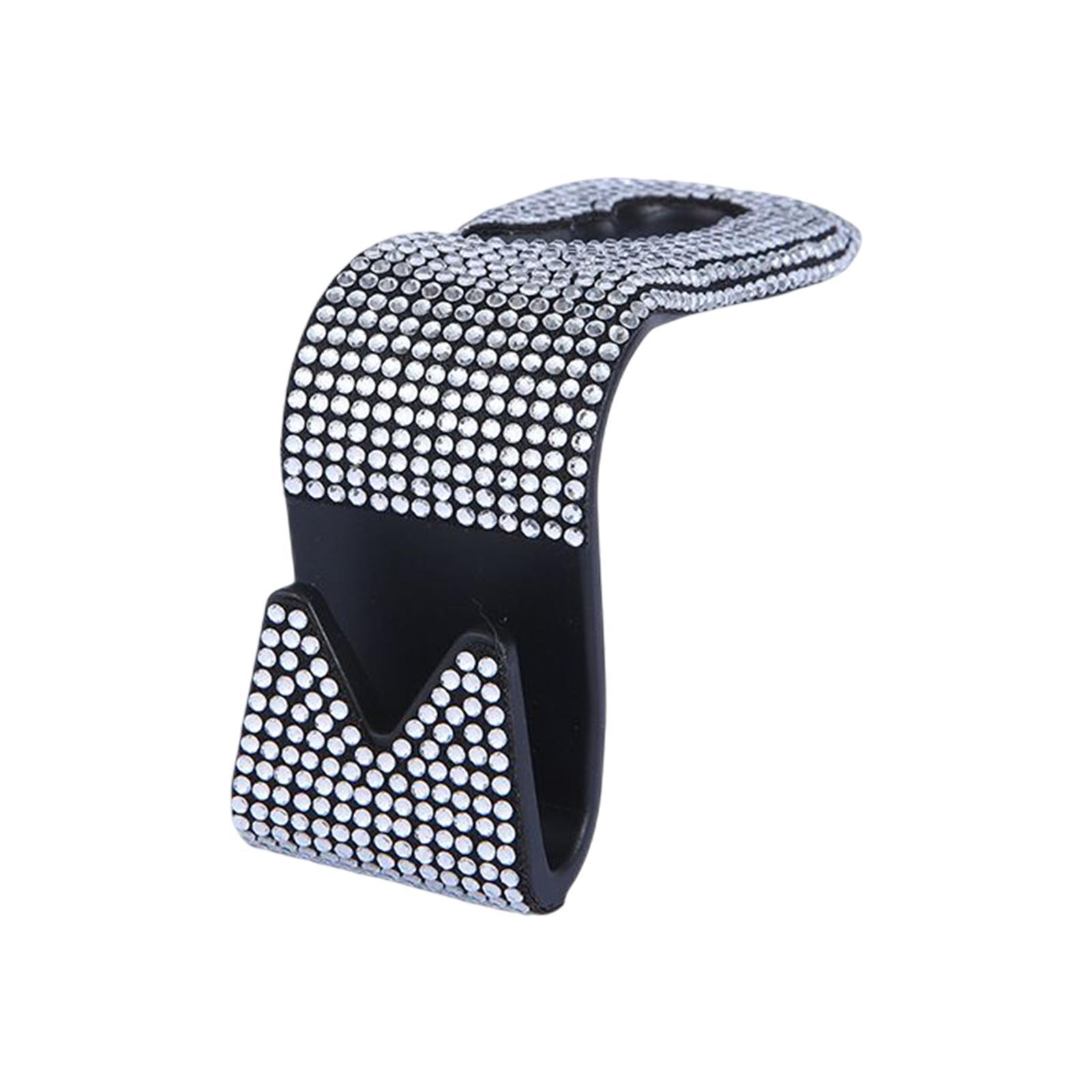 Universal Car Headrest Hook Portable for Umbrellas Hanging Bag Handbag White