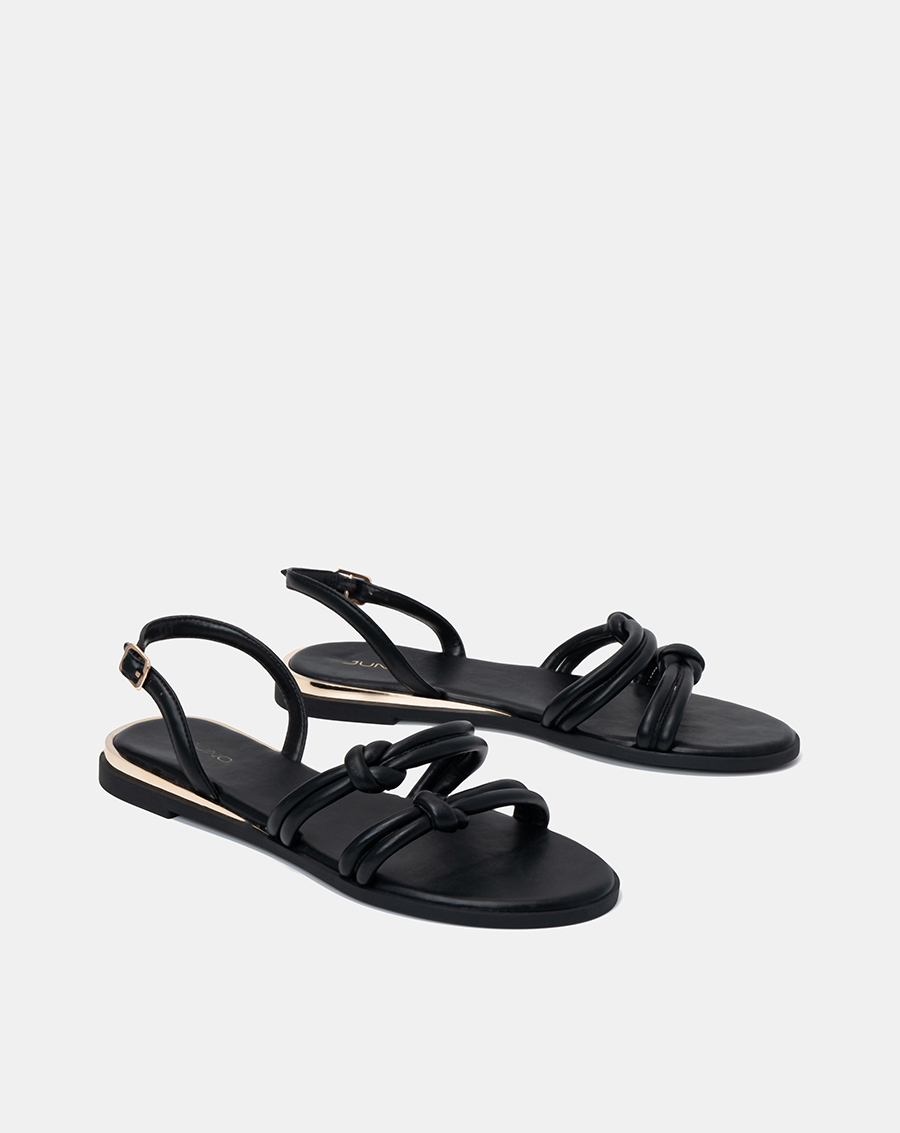 Giày Sandal Bệt Nữ 3cm Thời Trang JUNO Thắt Nút Trang Trí SD03061