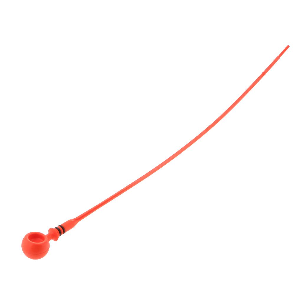 1PC Auto Car Red Engine Oil Level Transmission Dipstick 555mm for