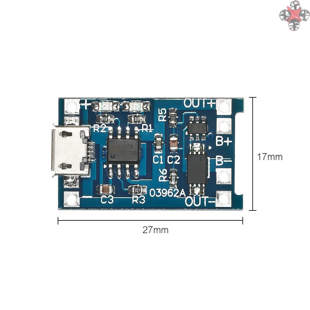 Set 5 Mô Đun Sạc Pin Micro Usb 18650 5v 1a Chuyên Dụng